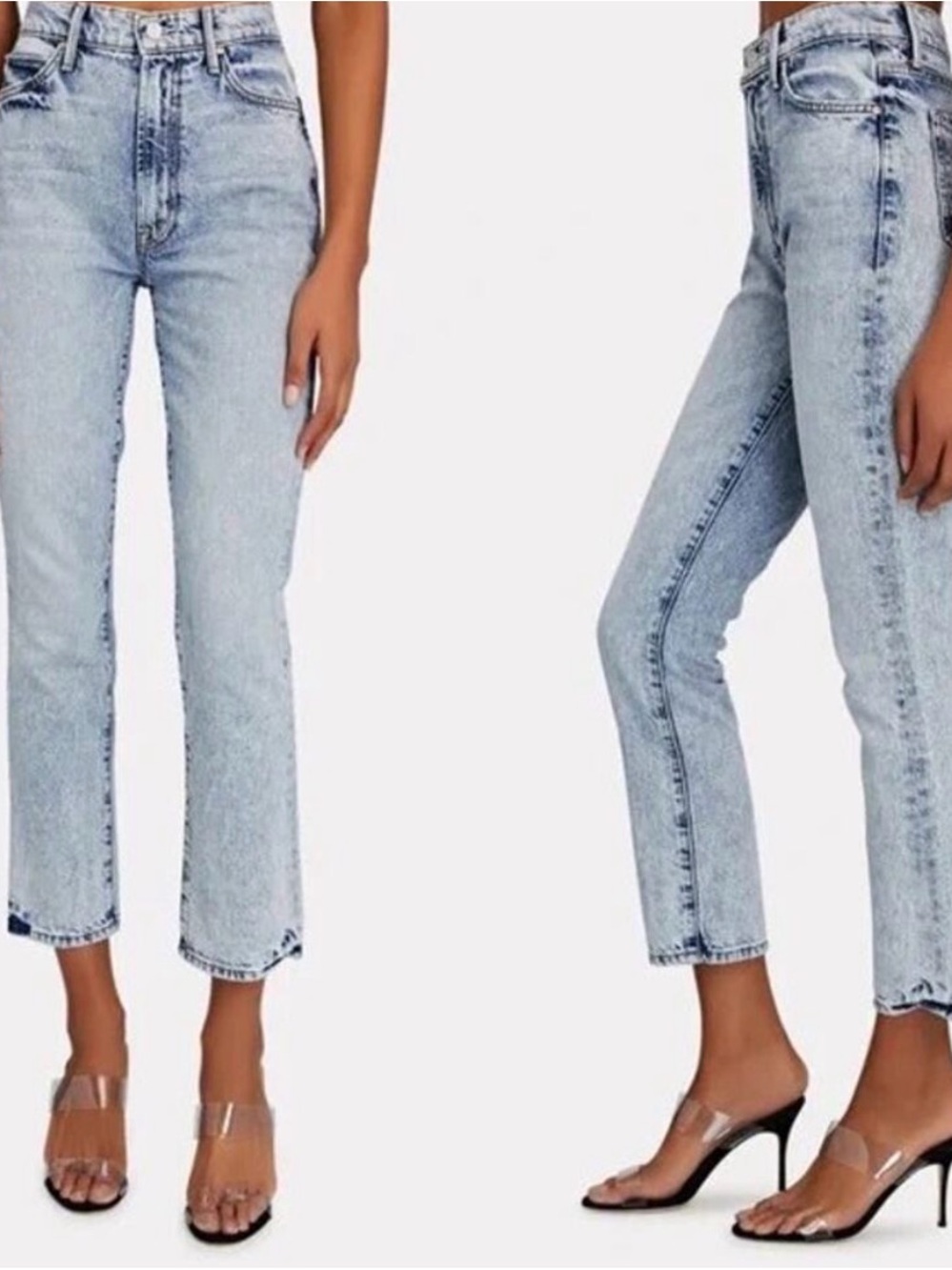 MOTHER Swooner Rascal Ankle in Signs & Symbols - size 28